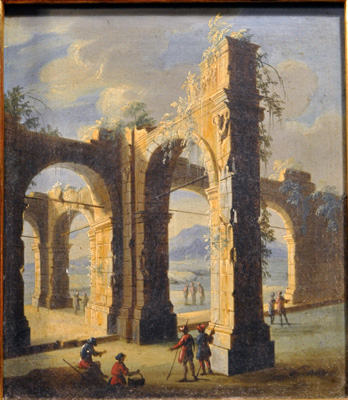 Paysage avec figures Gennaro Greco